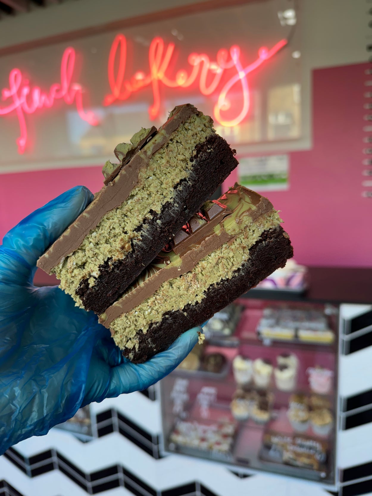 Pistachio Brownie