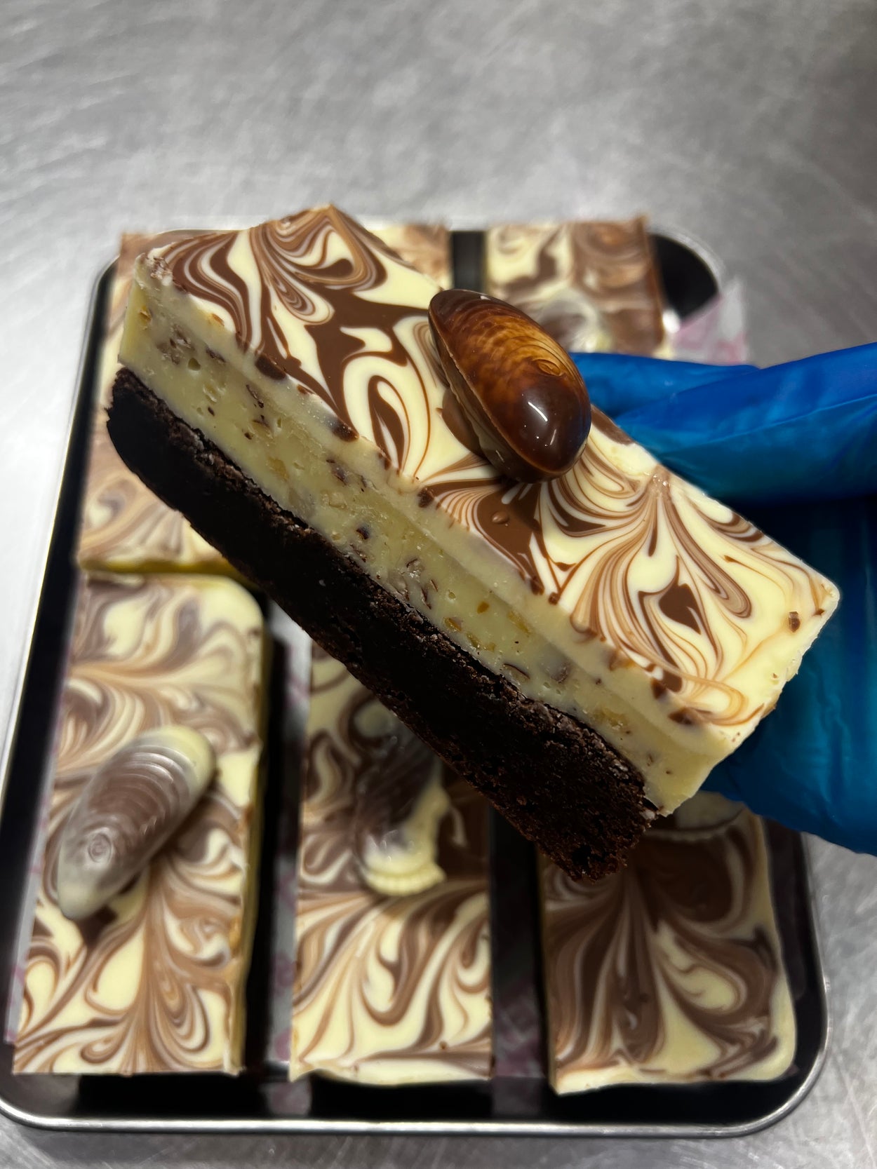 Guylian White Chocolate & Hazelnut Ganache Brownie Bar
