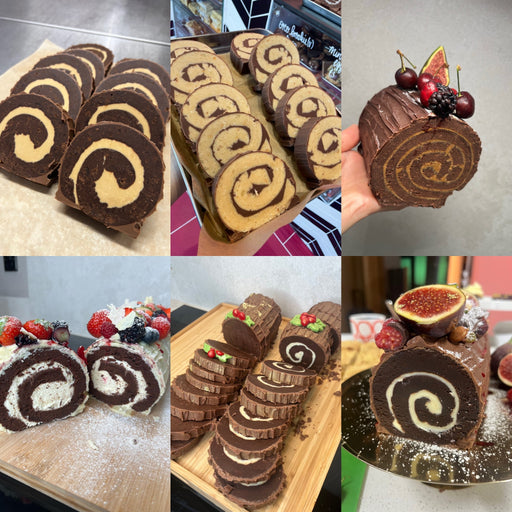 Brownie Roll/Yule Log Recipe