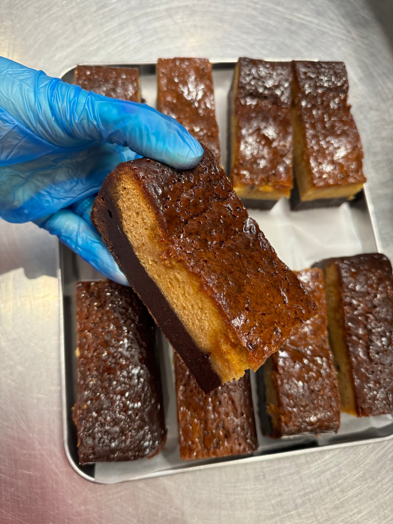 Golden Syrup Sponge Brownie Bar