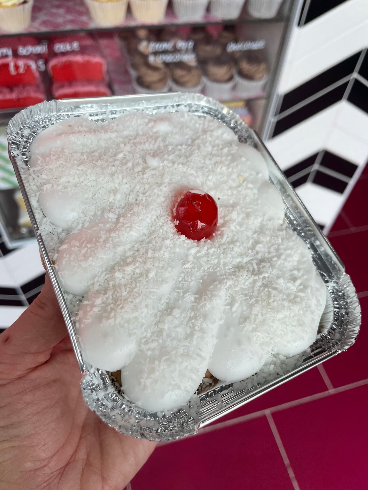 School Cake Tray (Coconut)