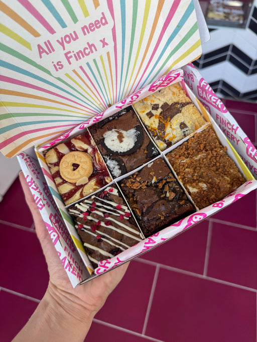 6 Mixed Blondie Brownie Box