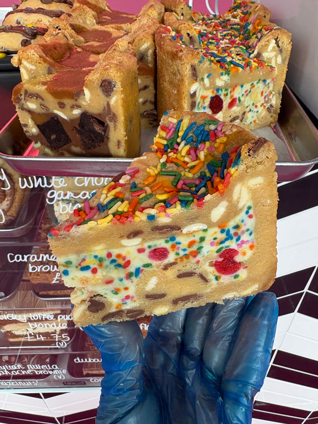 Birthday Cake Cookie Pie