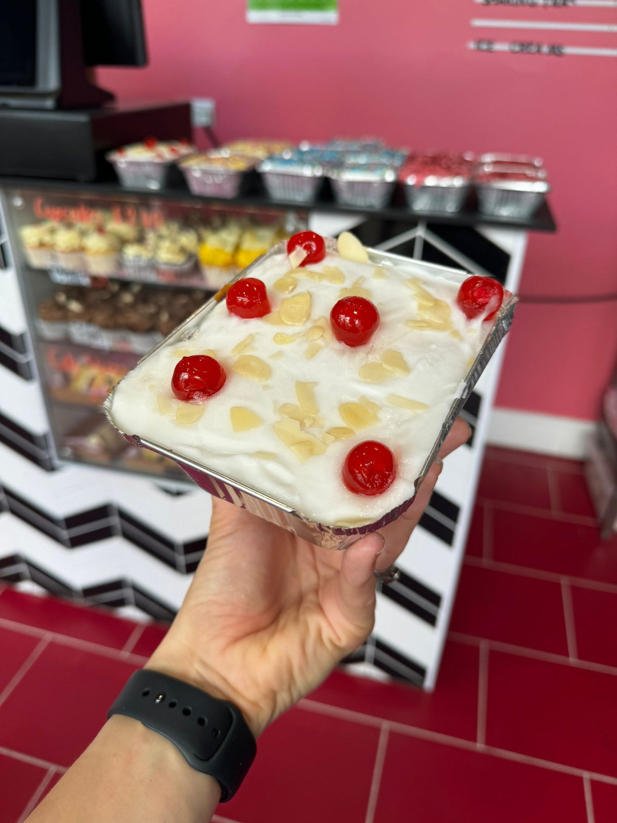 School Cake Tray (Cherry Bakewell)