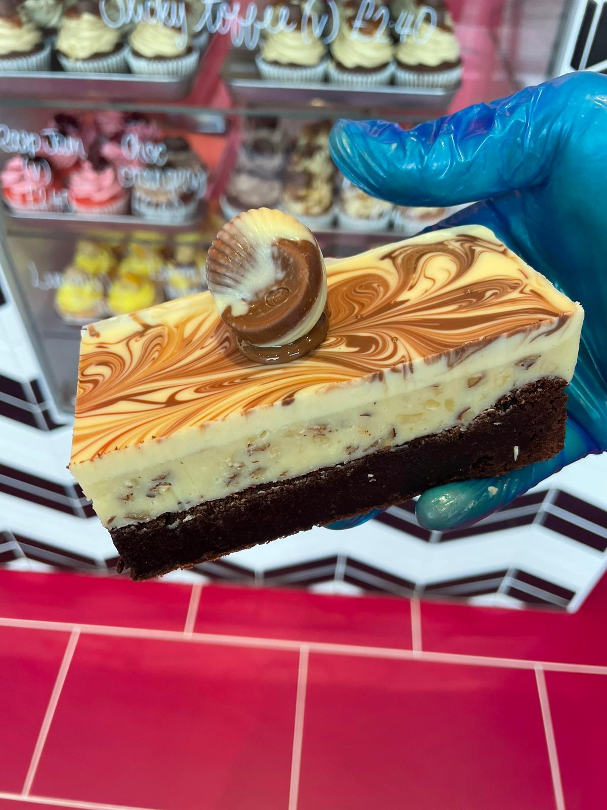 Guylian White Chocolate & Hazelnut Ganache Brownie Bar