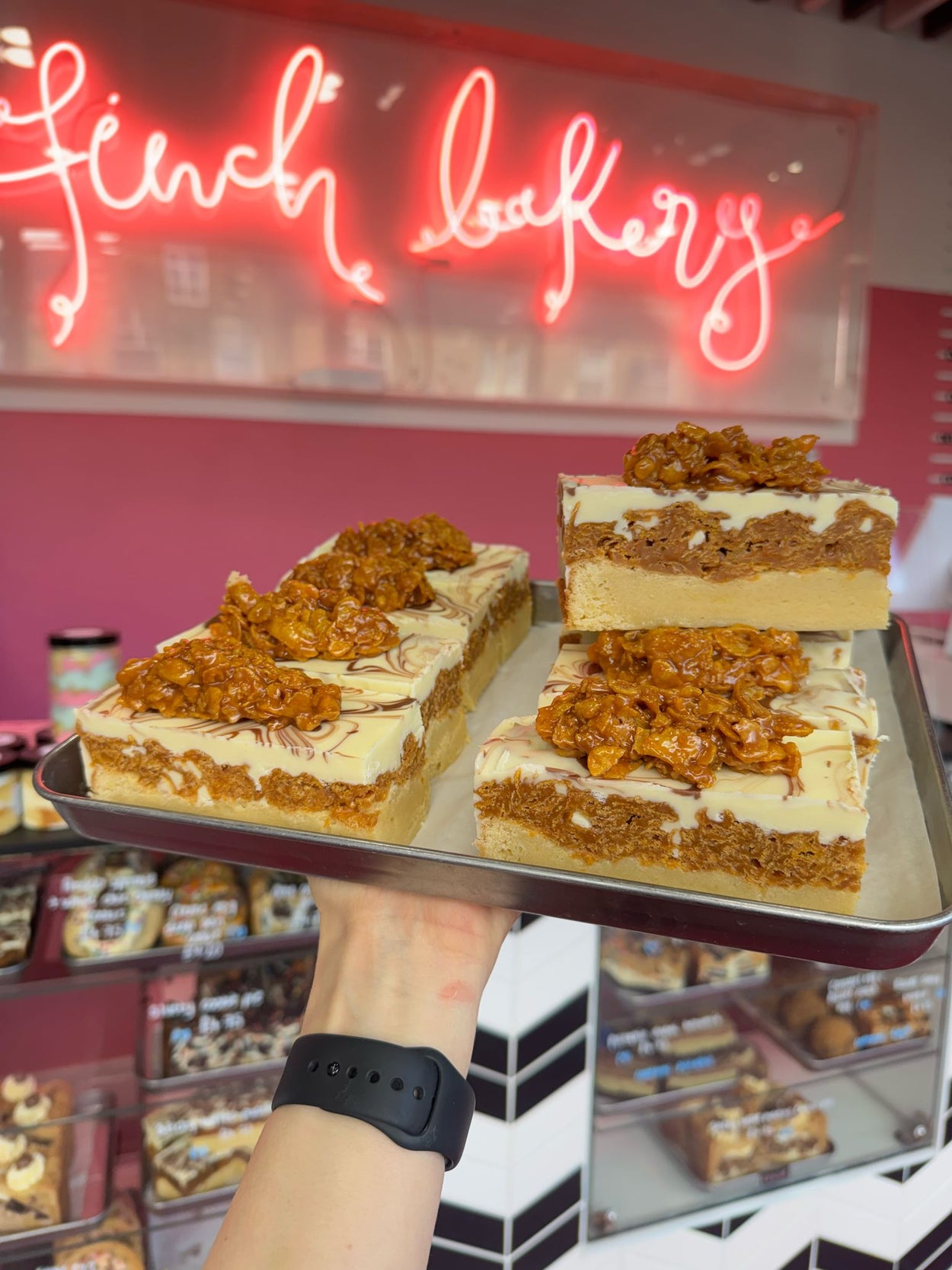 Caramel Cornflake Blondie