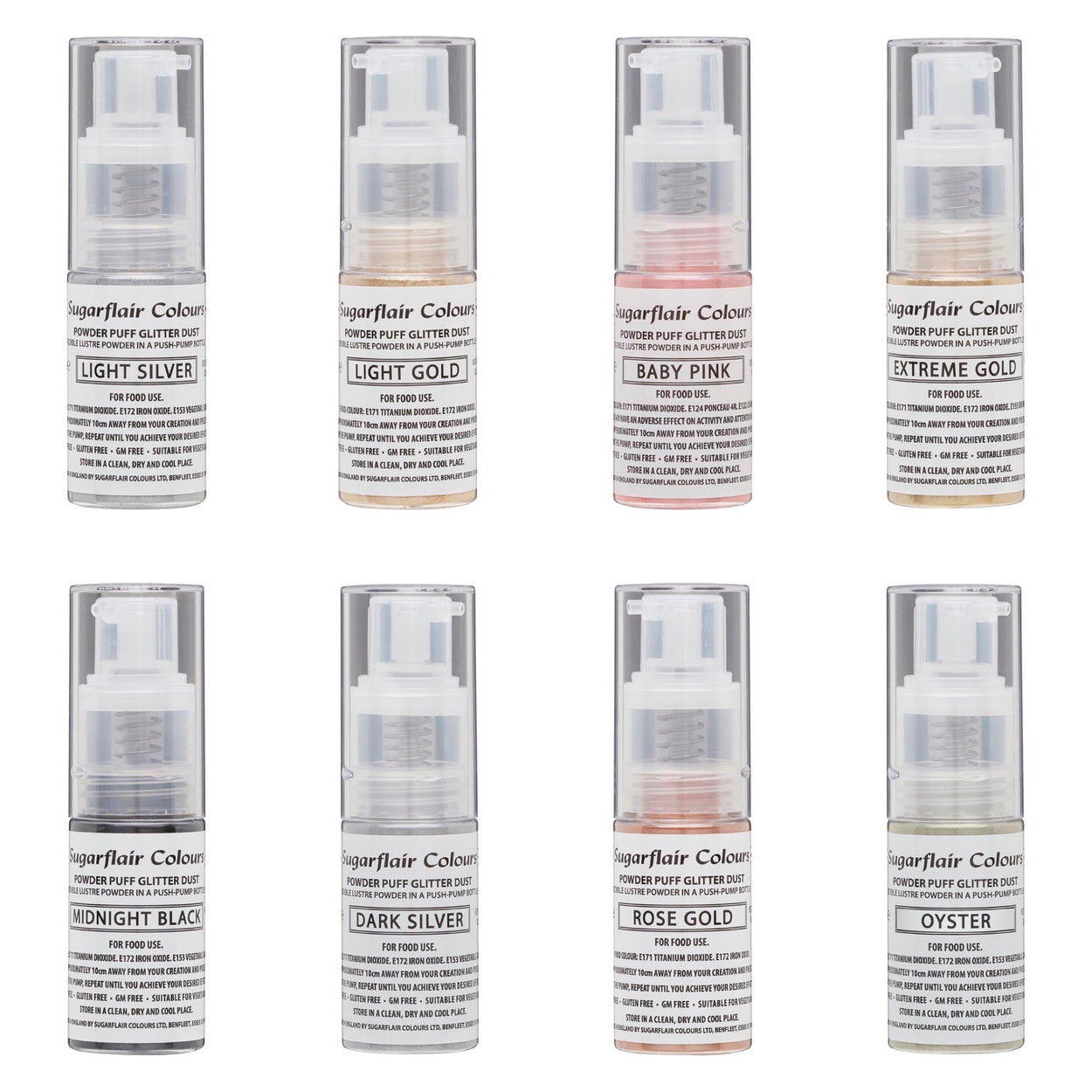 Sugarflair • Powder Puff Glitter Dust Spray 10g