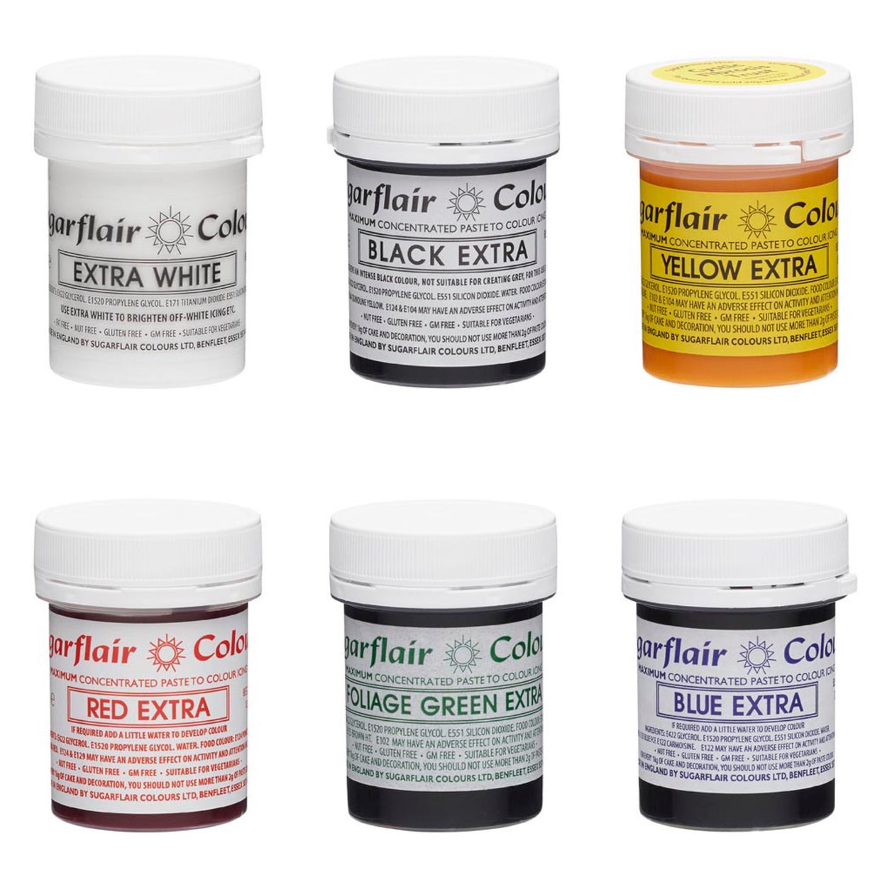 Sugarflair EXTRA Colours • Paste Concentrate 42g