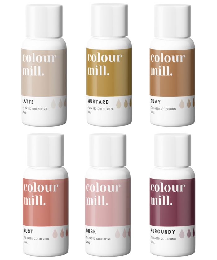 Colour Mill Desert Range Oil Based Food Colouring x6 20ml