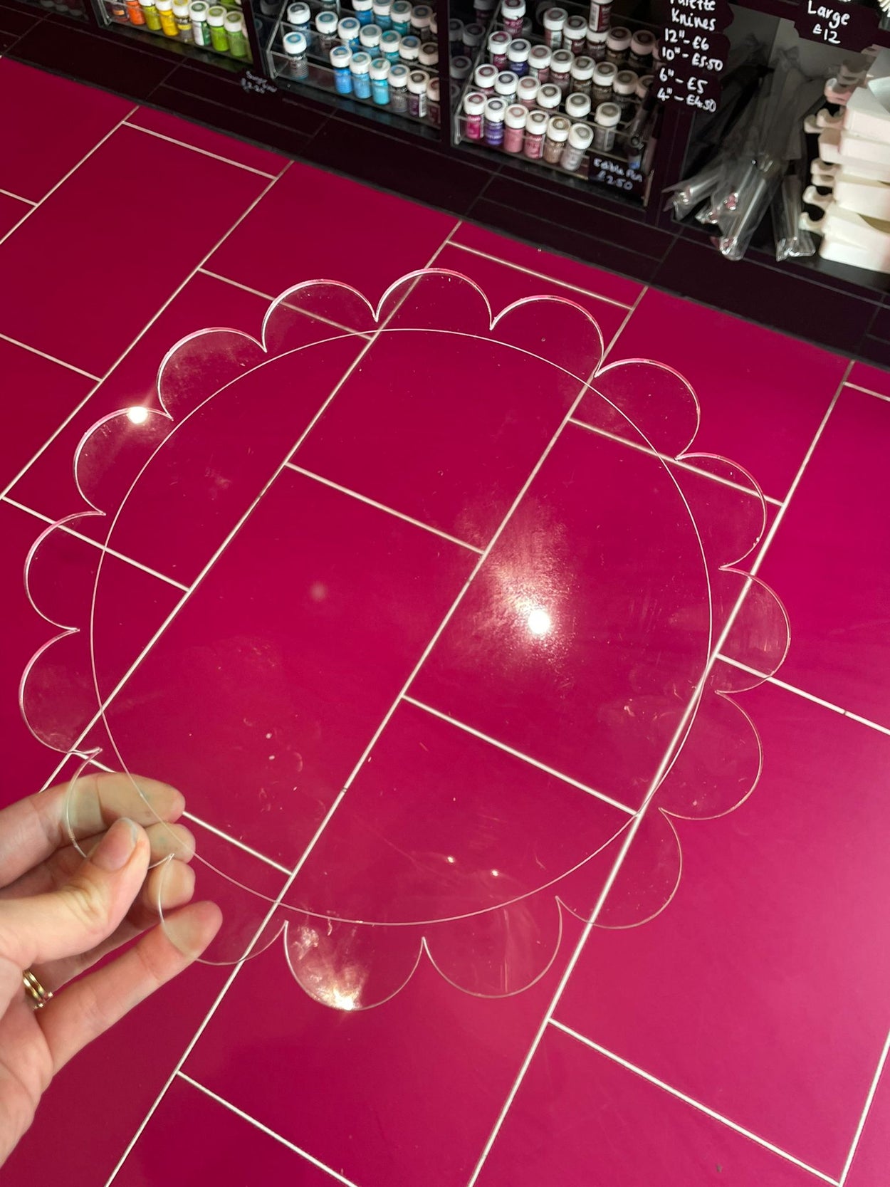 Petal Ganache Plates