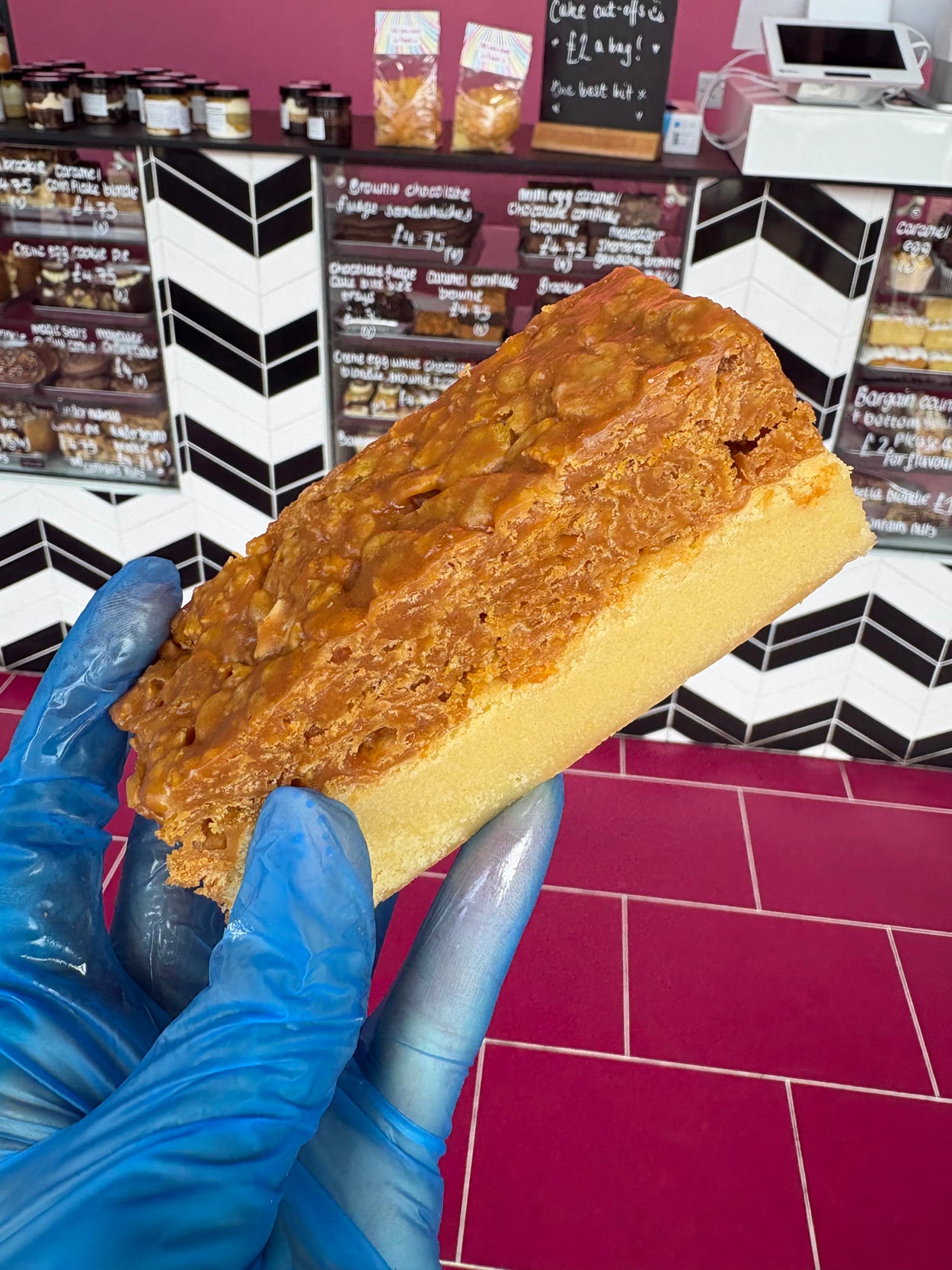 Caramel Cornflake Blondie