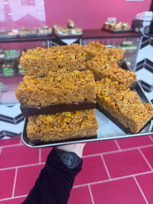 Caramel Cornflake Brownie