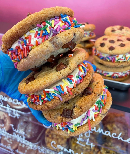 Chocolate Fudge Sprinkle Ganache Cookie Sandwich