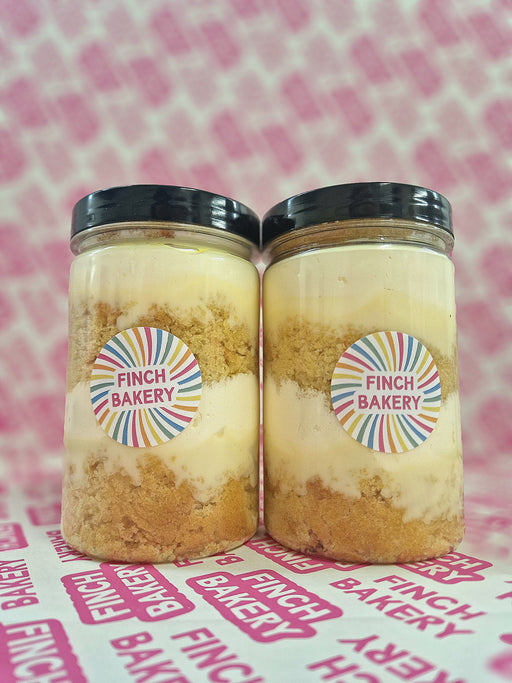 White Chocolate Cake Jar • Box of 2 🍰
