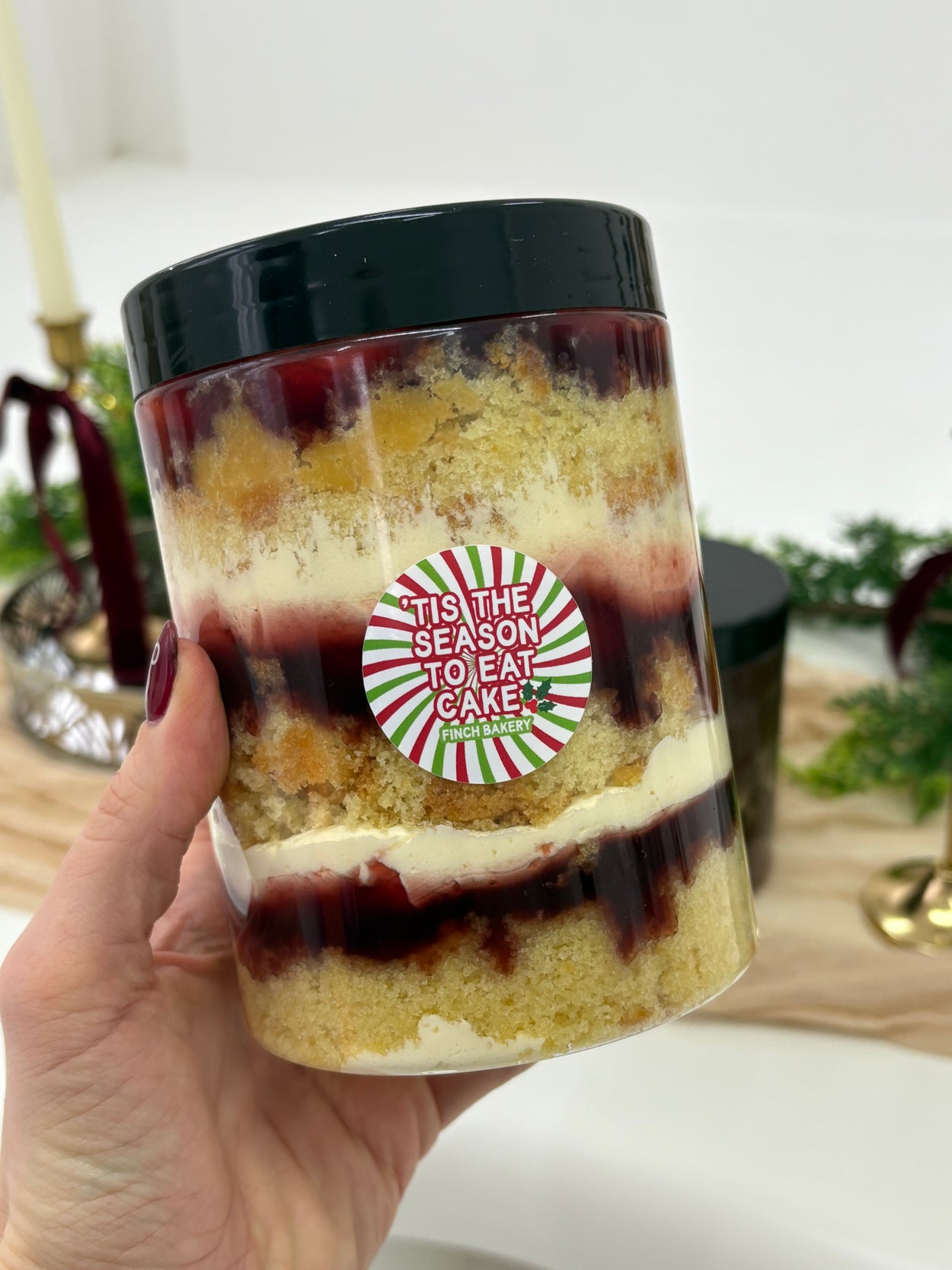 Collection Only - 1L Vanilla Cake Jar