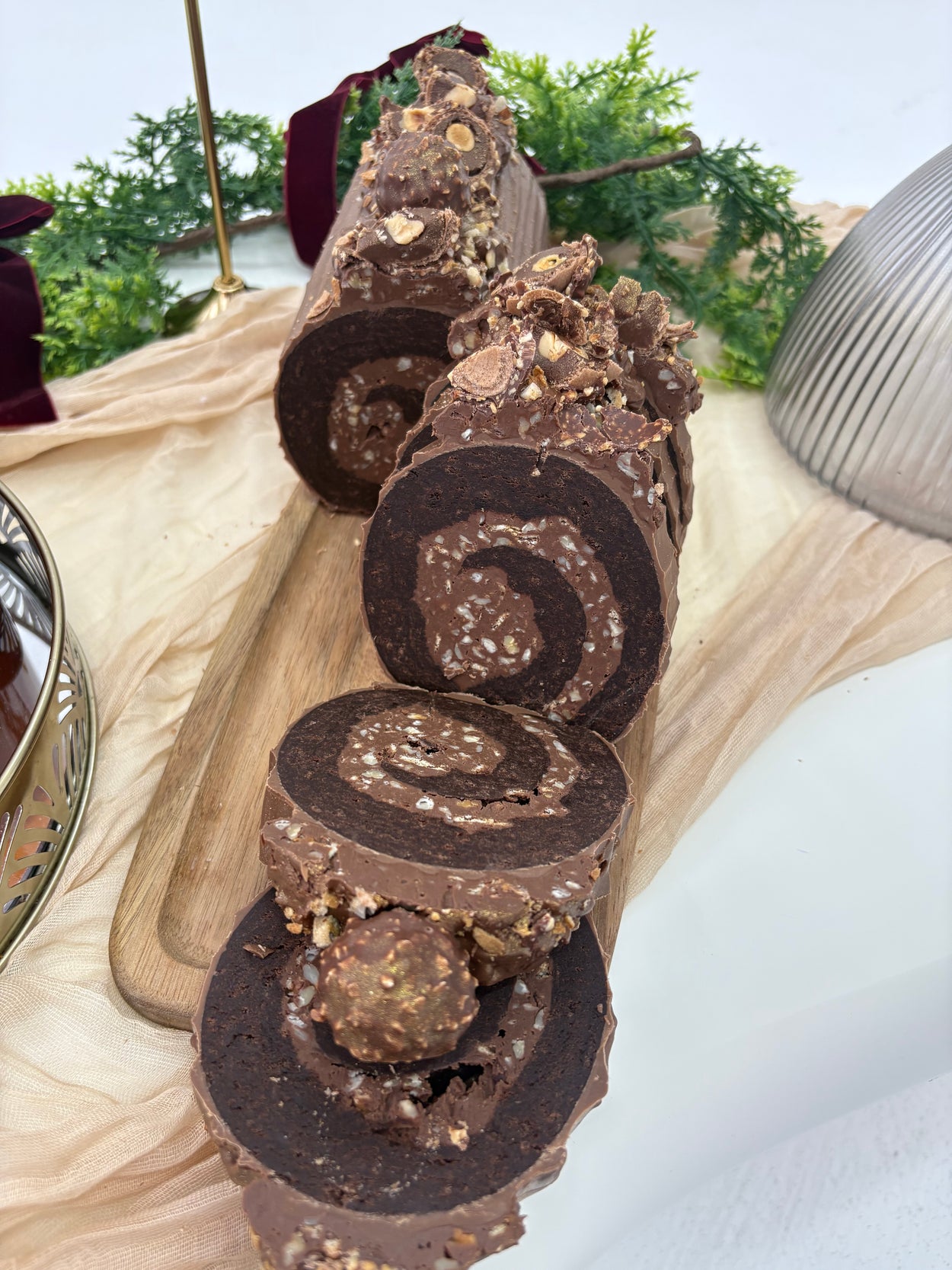 Collection Only - Ferrero Rocher Yule Log