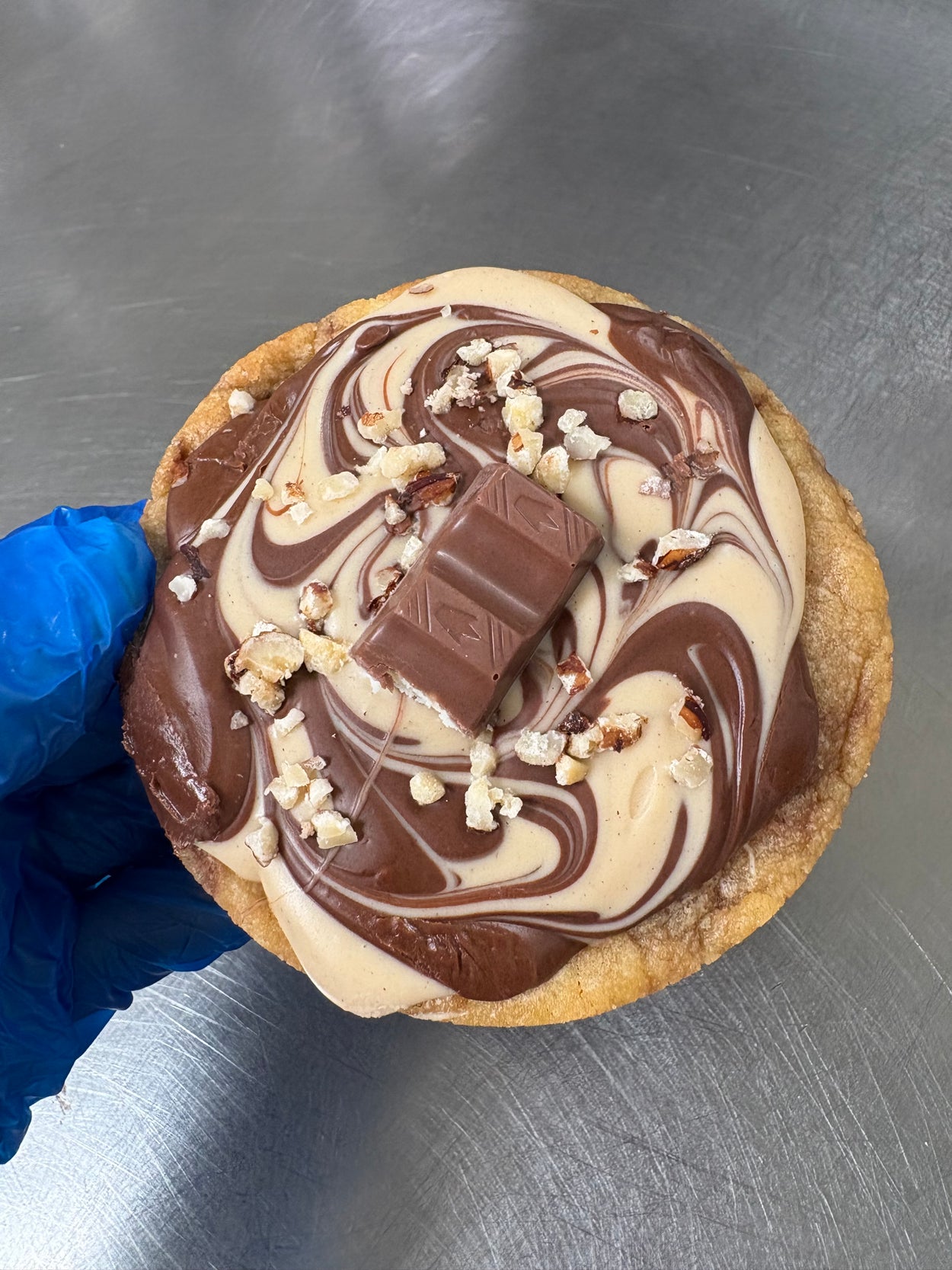 Deep Pan Cookie (Kinder & Nutella)
