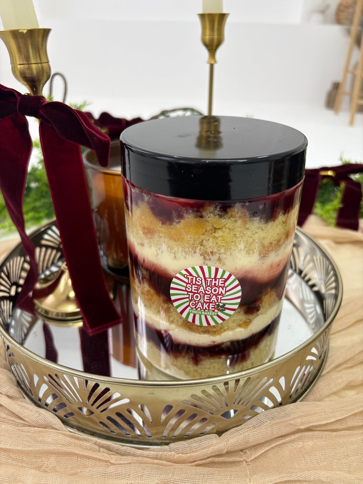 Collection Only - 1L Vanilla Cake Jar