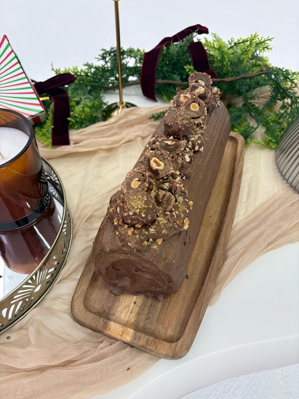 Collection Only - Ferrero Rocher Yule Log