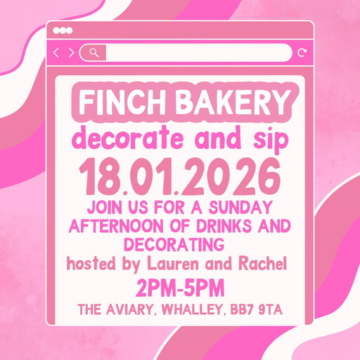 Decorate & Sip Event Sunday 18th January 2026