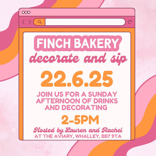 Decorate & Sip Event Sunday 22nd June 2025