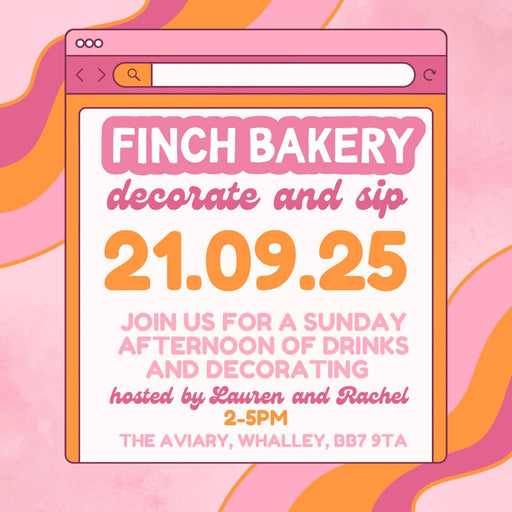 Decorate & Sip Event Sunday 21st September 2025