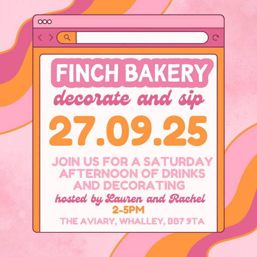 Decorate & Sip Event Saturday 27th September 2025