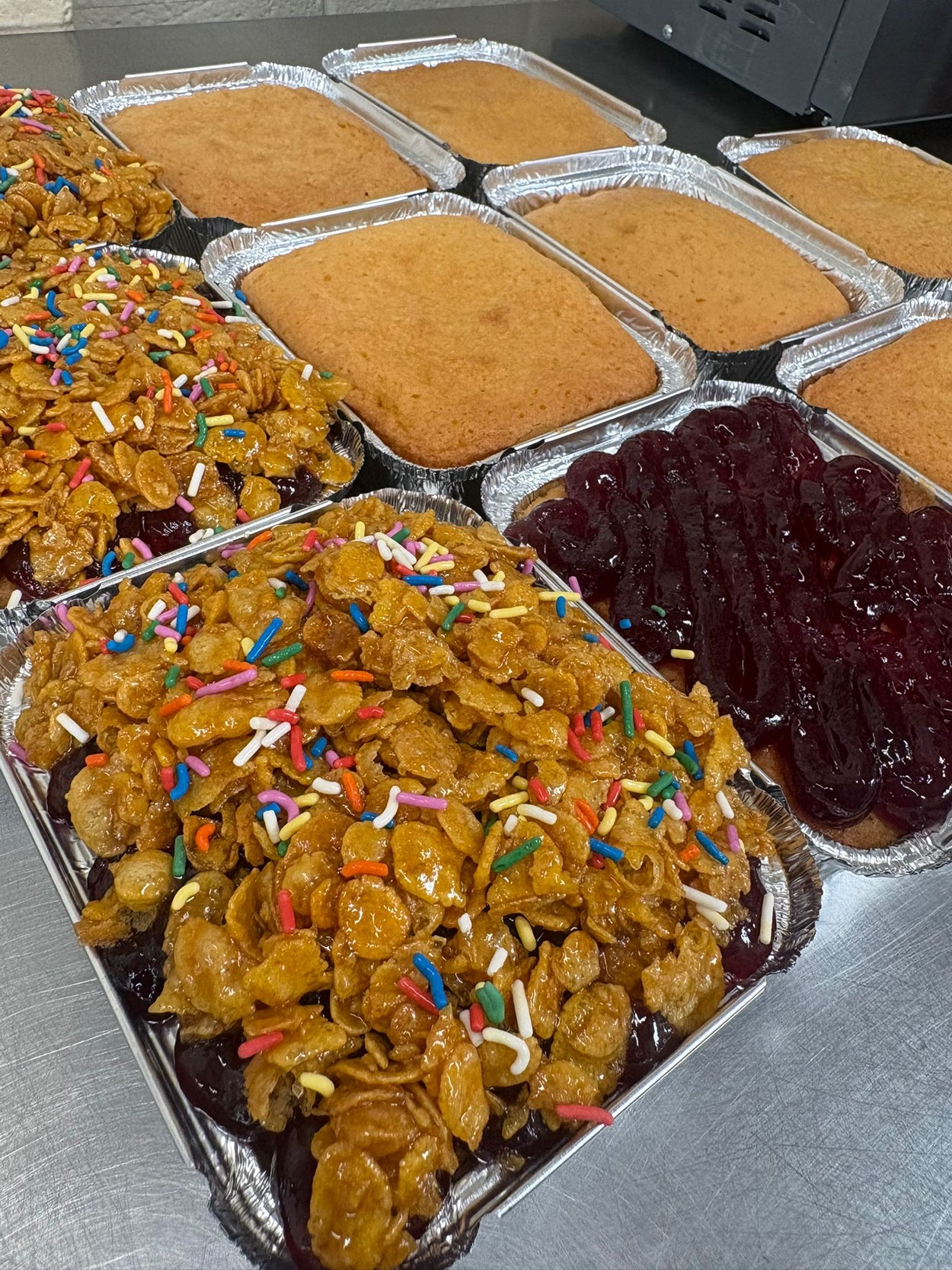 School Cake Tray (Cornflake Jam)