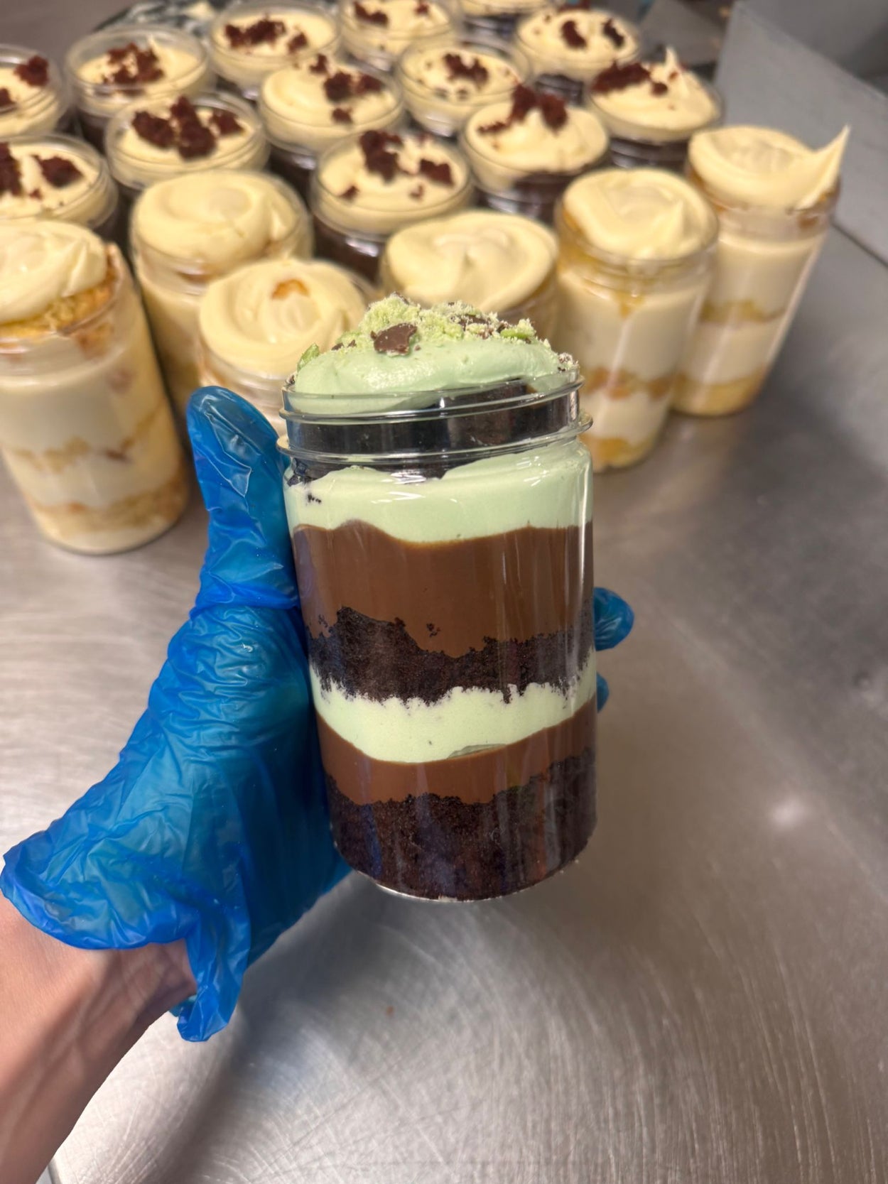 Cake Jar (Chocolate Fudge & Mint)