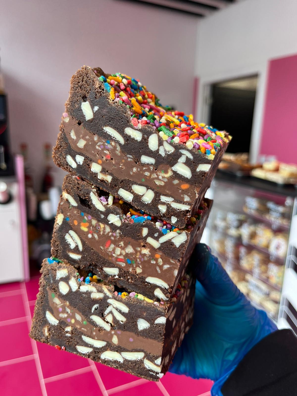 Nutella Sprinkle Cookie Bar