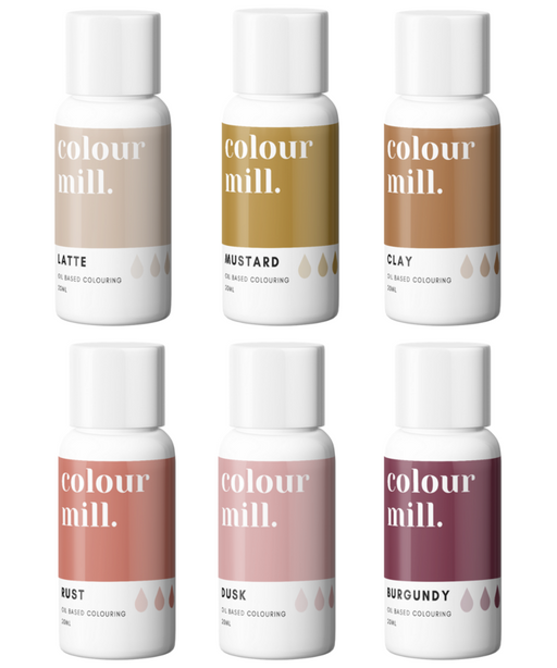 Colour Mill Desert Range Oil Based Food Colouring x6 20ml