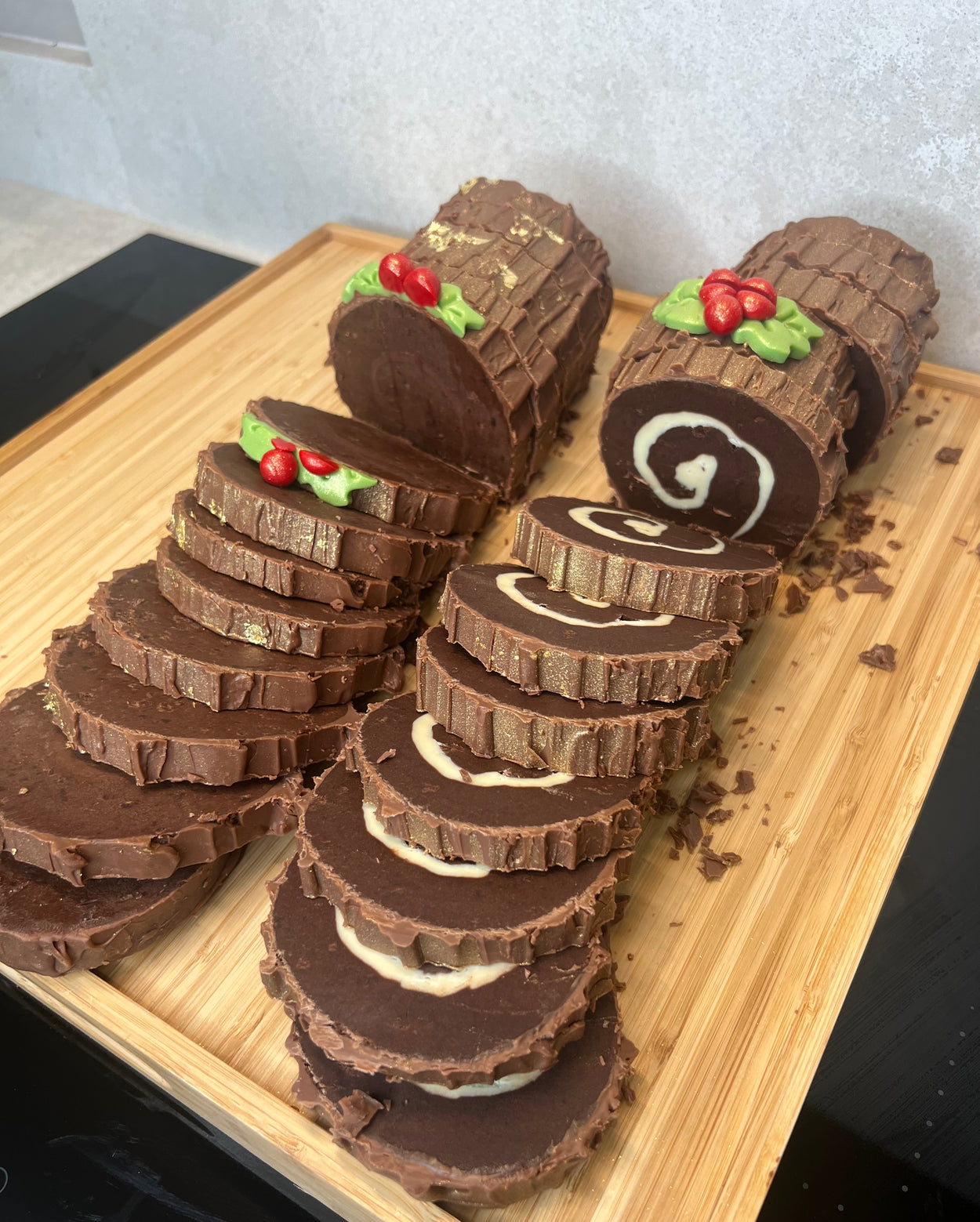 Brownie Roll Yule Log Recipe Finch Bakery brownie-roll-yule-log-recipe-finch-bakery